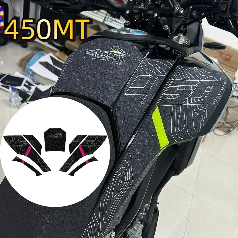 

For CFMOTO 450MT 450 MT 2024 Tank Pad Sticker Motorcycle Fuel Tank Protection Decals
