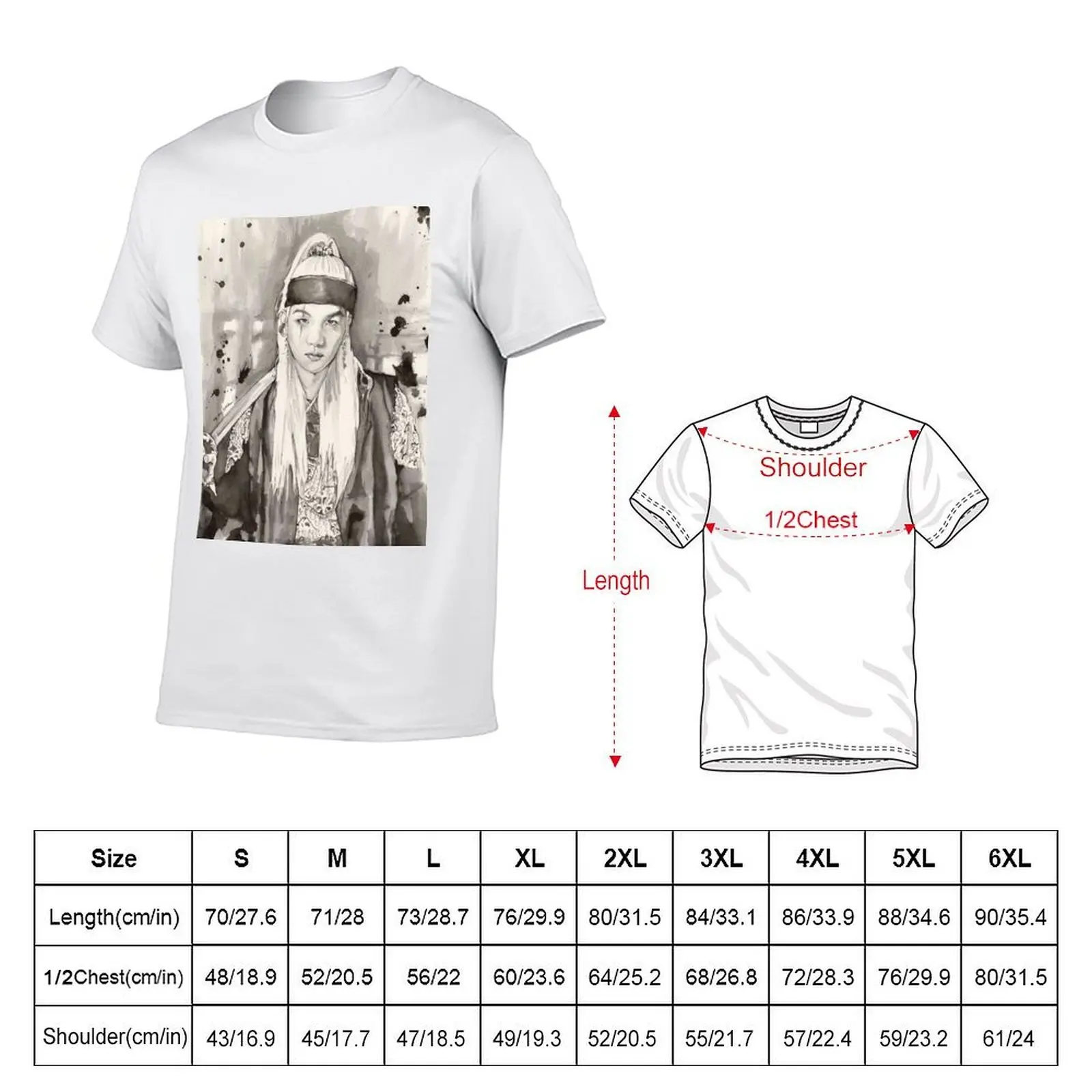Daechwita Mad King T-Shirt man t shirt cotton man t shirt graphic T-Shirt