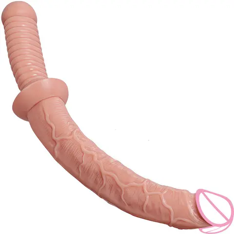 Realistic Long Dildos Double Head Dildo Anal Vaginal Stimulator Masturbator Sex Toy for Lesbian Couples Gay Men Adult Products