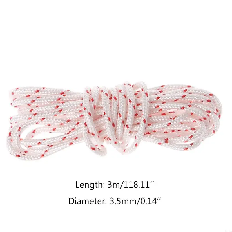 85LA 3 metri x 3,5 mm Pull corda avviamento per motore a motoseghe a gocce.