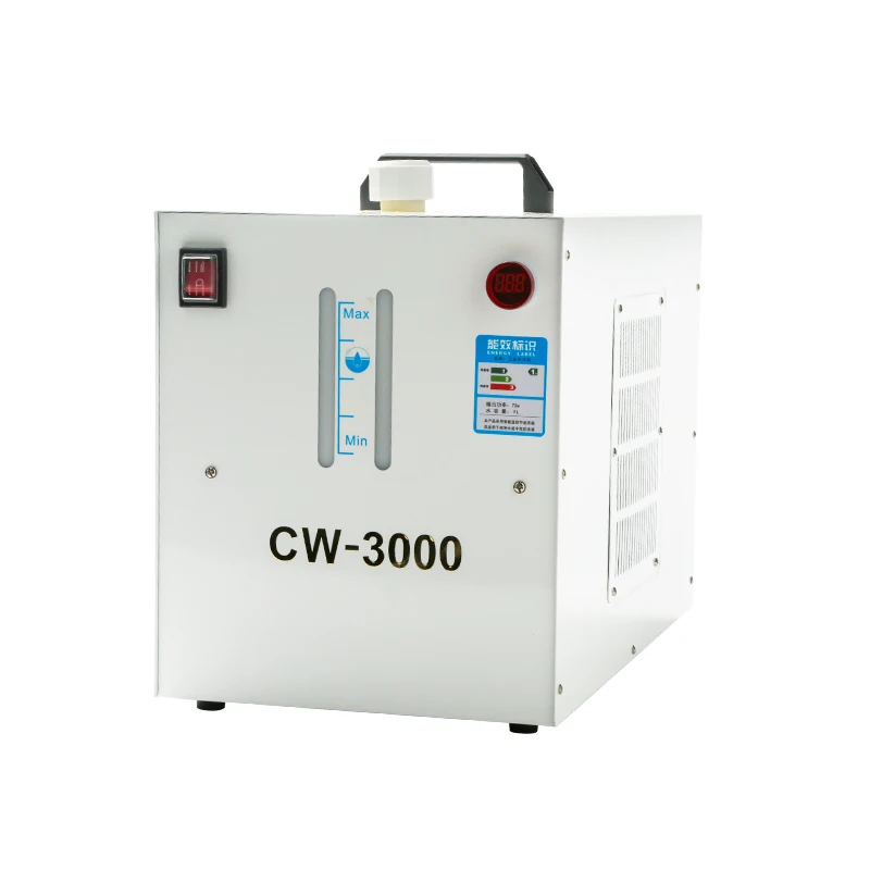 Industrial Chiller CW-3000 9L Laser Engraving Chiller Pyrolysis Industrial Water Cooler 70W For CNC Spindle And CO2 Laser Tube