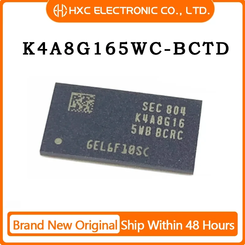 

1PCS/5PCS/10PCS/50PCS K4A8G165WC-BCTD BGA96 Brand New Original IC Chip