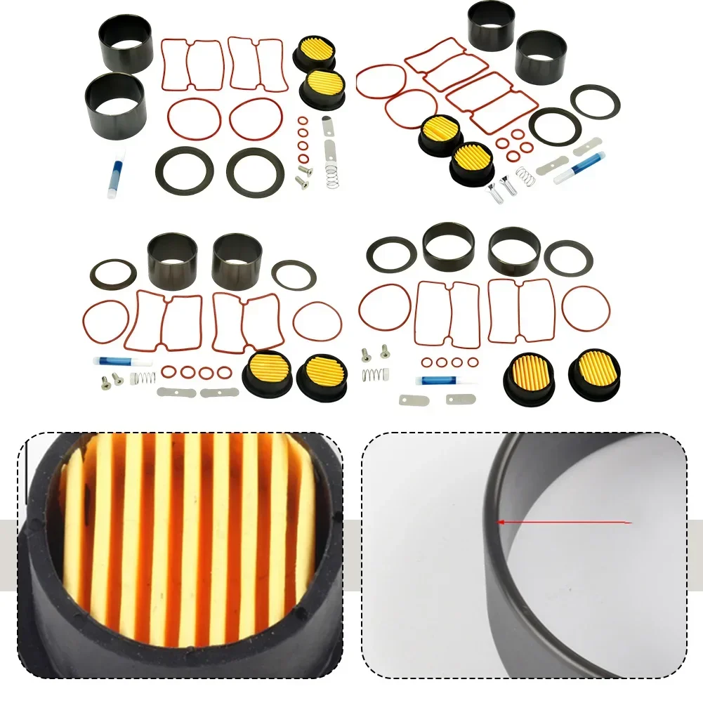 20pcs Oil-Free Silent Air Compressor Repair Kit For 550W / 750W / 1100W / 1500W For Maintaining And Repairing Compressor