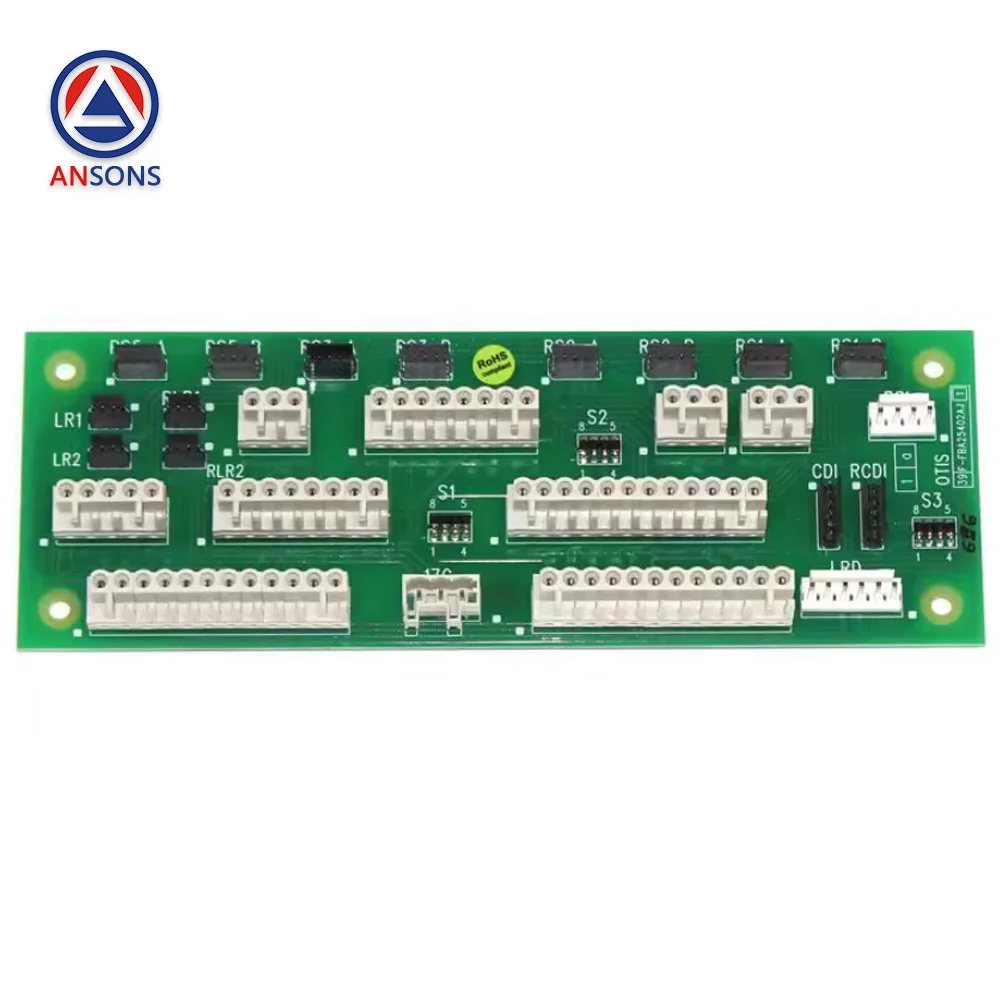 F-FBA25402AJ1 2000 OTIS مصعد سقف السيارة واجهة لوحة دارات مطبوعة Ansons قطع غيار المصاعد