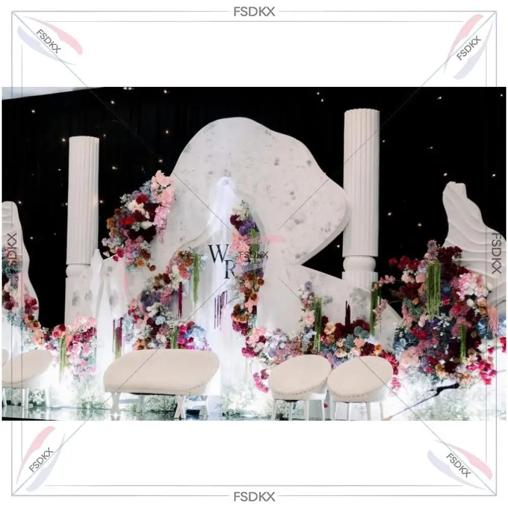 Creative Design PVC Backdrop Wall Backdrop for Party Wedding Birthday Engagement Parties Anniversary Decoration