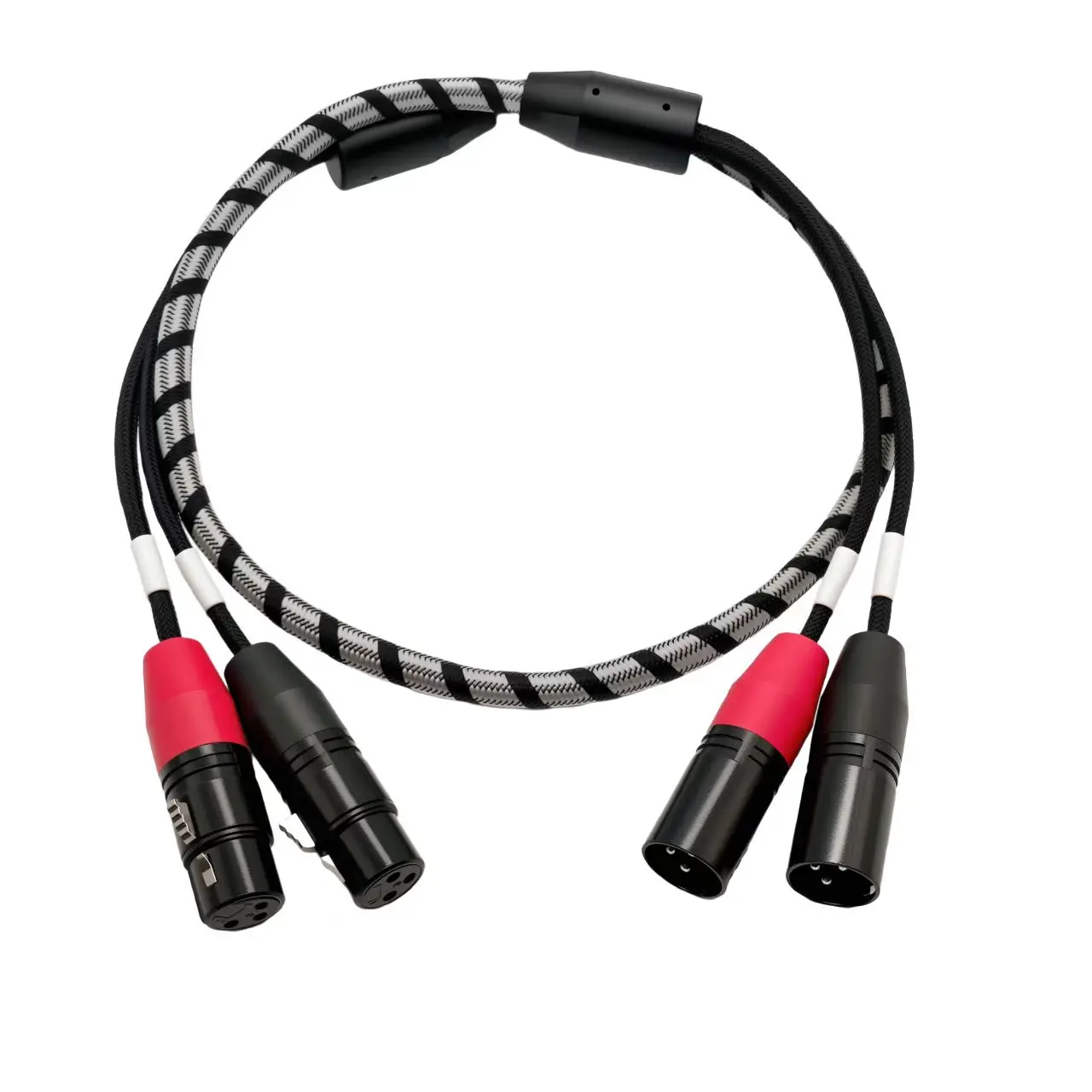 Hi-End Hifi 2XLR Audio Cable 3 Pin XLR Male to Female Cord for Microphone Mixer High Fidelity Audio Cord
