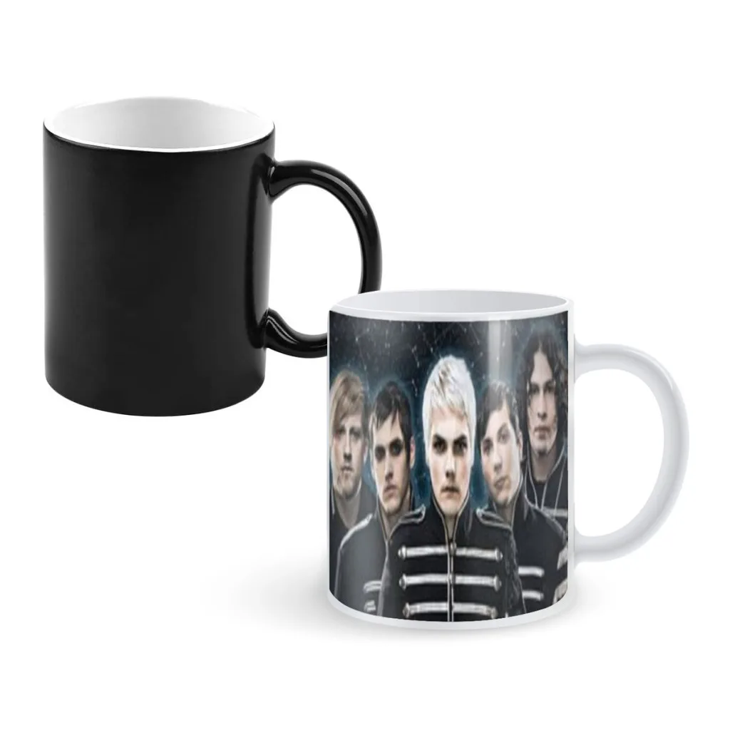 My C-Chemical R-Romance Band Creativity Change Color Chang mug Ceramic mug Hot Coffee Cup Breakfast Cup mug Friend Gift