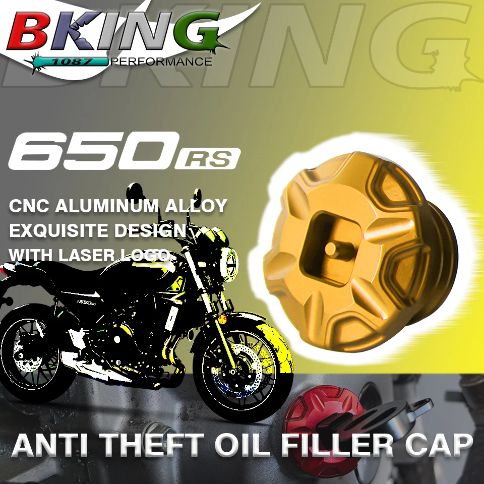 Tamper Anti Theft เครื่องยนต์น้ํามันปลั๊กสําหรับ KAWASAKI Z650RS Z900RS Z948RS Z650 ฿ Z900 ฿ Z948 Cafe 2025 +