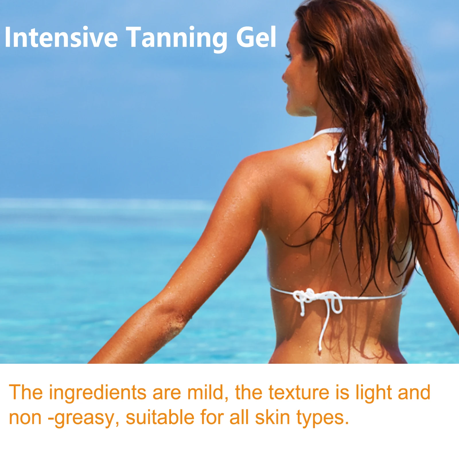 Body Tanning Cream Self Tanner Booster Solarium Brown Original Sun Bronzer Repair Nourishing Skin Coloring Sunless Lotion 150g