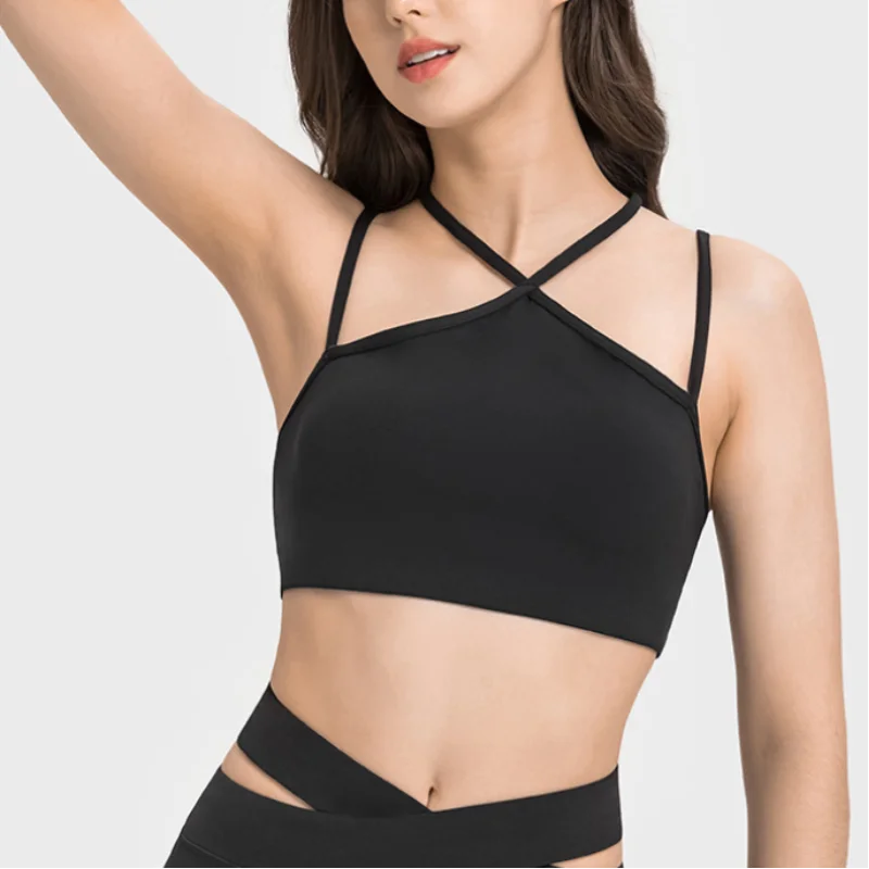 Solid Color Yoga Tight Sports Bras For Women 2024 Women's Fitness Zipper Bra Sportswear Woman Gym Training Female Crop Tops