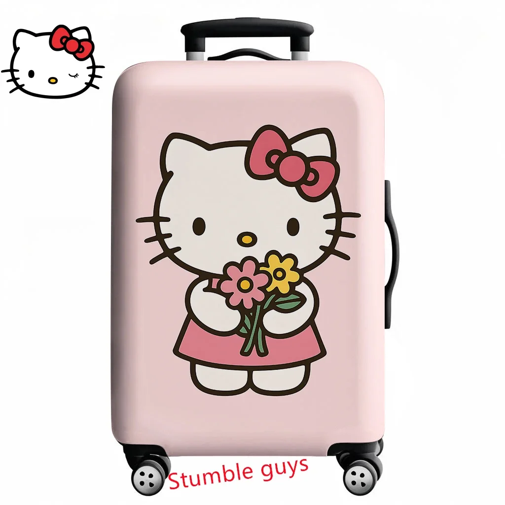 

Anime Kawaii Hello Kitty Luggage Cover Suitable 18-32 Inch Suitcases Soft Travel Protector