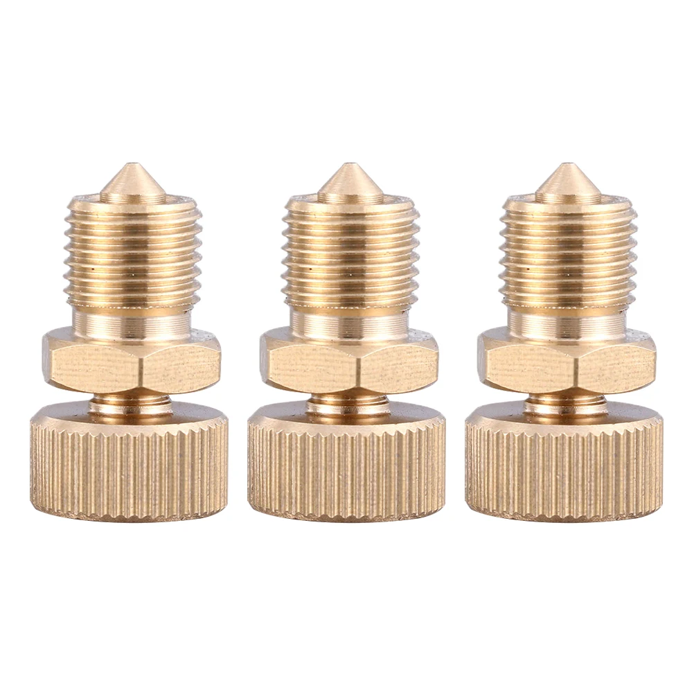 

3pcs Bleed Screw High Pressure Pump Air Bleed Screw Accessory Copper Material Pressure Relief Valve Motorcycle Parts