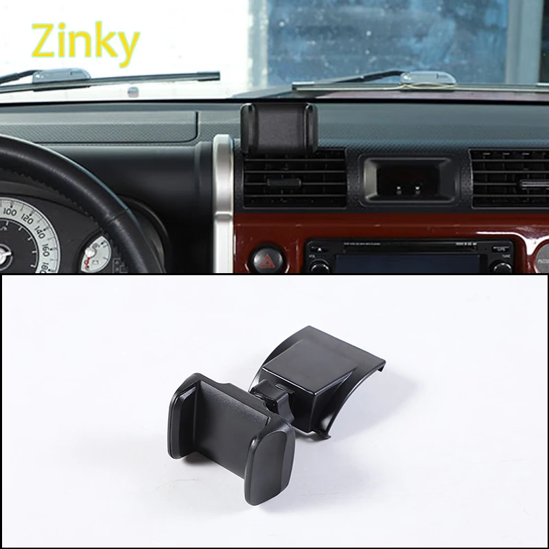 

ABS Car Air Outlet Mobile Phone Stand Central Control Air Outlet Supporter Fit for Toyota FJ Cruiser 2007-2017