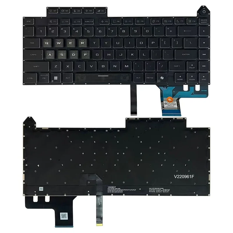 

WYORESY New for Asus ROG Strix G16 (2025) G615 G635 US KEYBOARD BACKLIT.