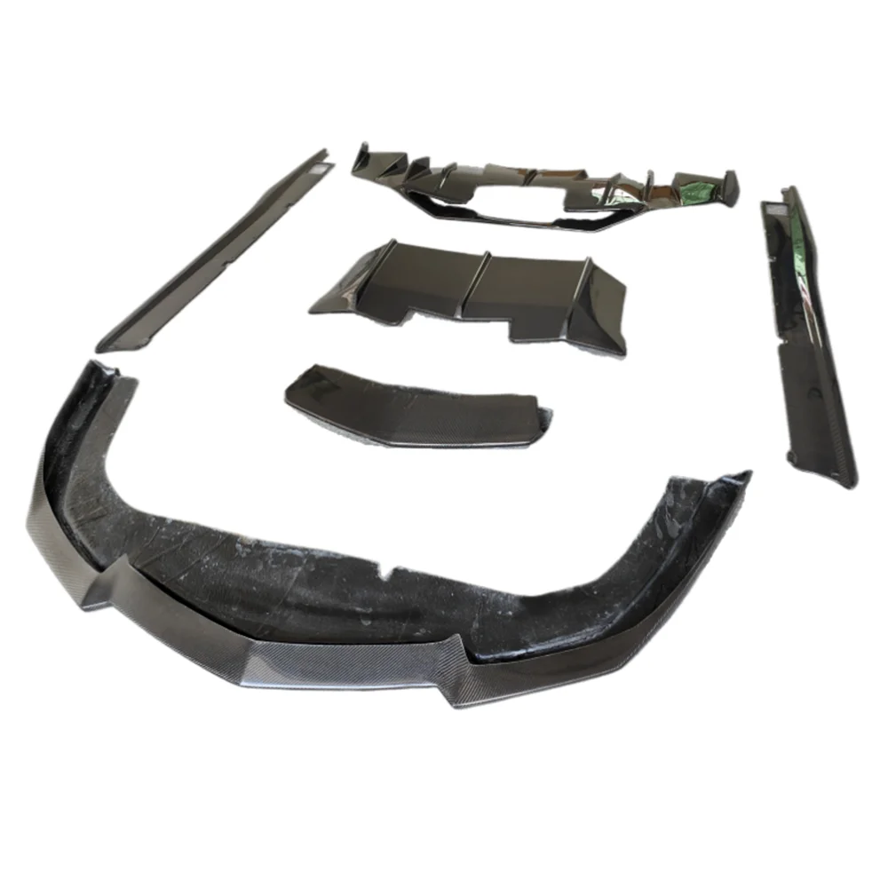 

Углеродное волокно в стиле DMC, передняя боковая юбка для губ, задний диффузор, комплект кузова, используемый для Lamborghini Aventador LP700 LP720