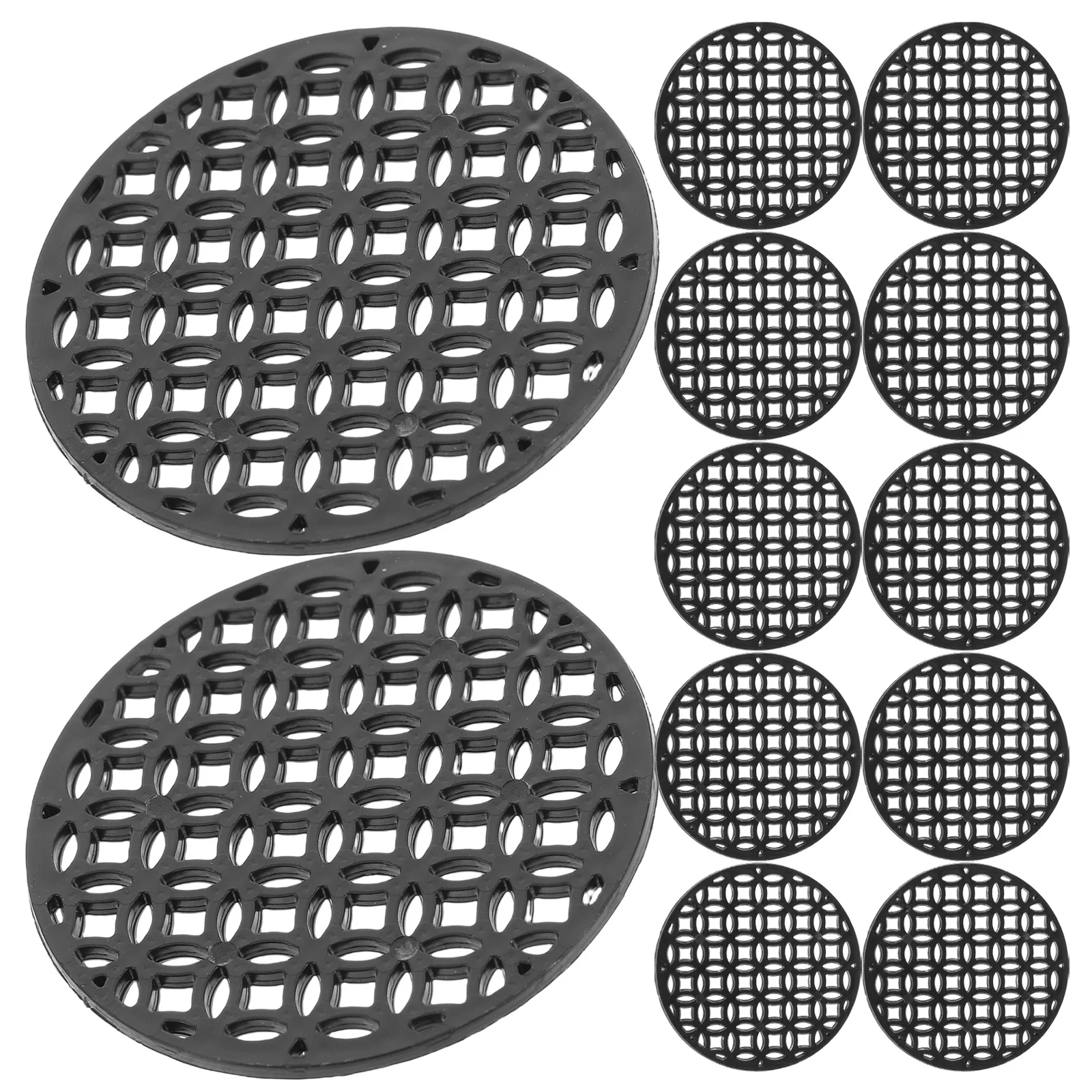 

100pcs Flower Pot Mat Round Mesh Drainage Pads For Bonsai Succulents Nursery Soil Loss Prevention Gardening Drainage Solutions