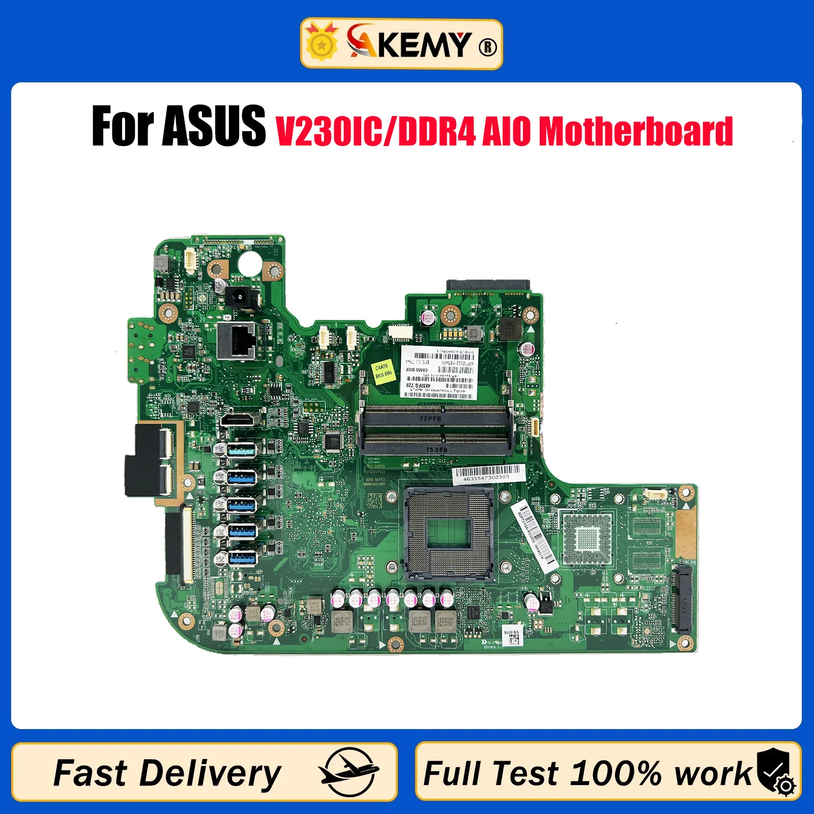 

Материнская плата V230IC/DDR4 для ASUS Vivo AiO V230I V230IC V230IA Материнская плата Этот товар в наличии 100% тестирование ОК быстрая доставка