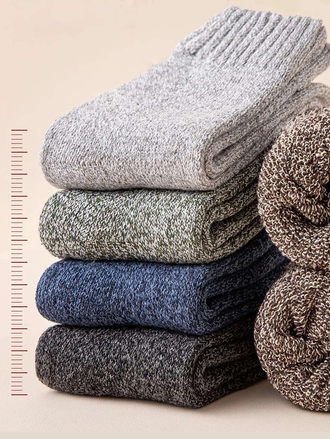 1/5 쌍 솔리드 컬러 패턴 여성 남성 스포츠 양말 두꺼운 모직 양말 커플 양말 Mid-Calf 양말 겨울 가을 남성 양말