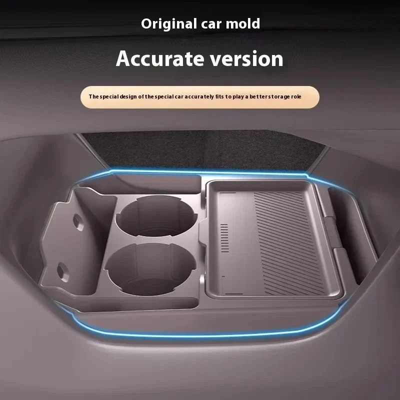 forStorage Box Silicone For ZEEKR 7X Center Console Modification Anti Slip Pad Car Accessories Organizer Decoration New