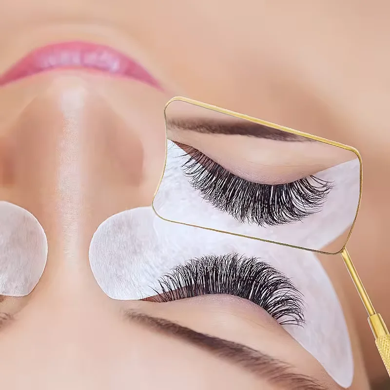 New Eyelash Mirror Grafting Lashes Magnifying Mirrors Beauty Long Handle For Checking False Eyelashes Extension Makeup Tools