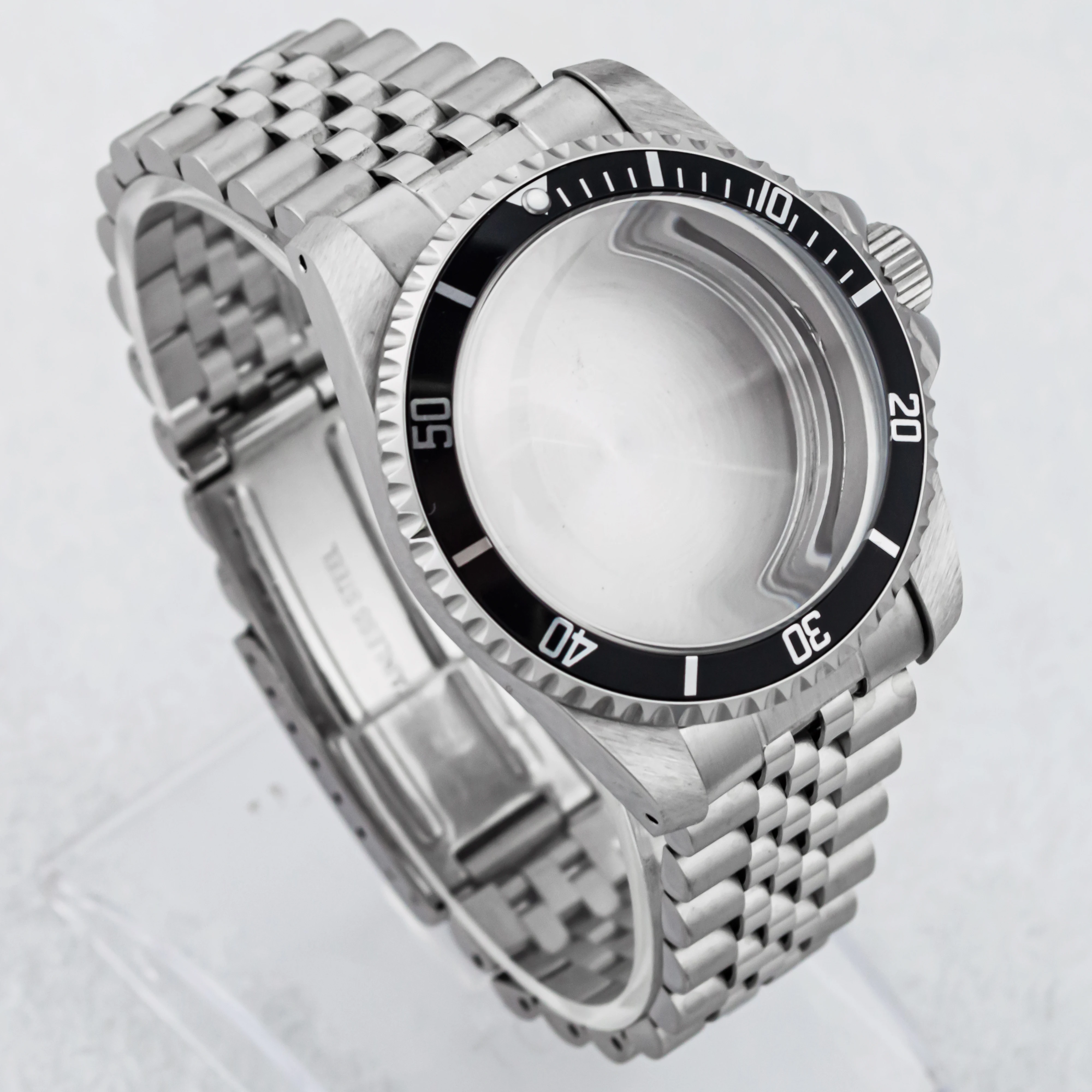 

SUB Retro Watch Case 39mm Vintage Case Stainless Steel Sapphire Glass For NH34 NH36 NH35 Movement 28.5mm Dial NH35 Watch Case