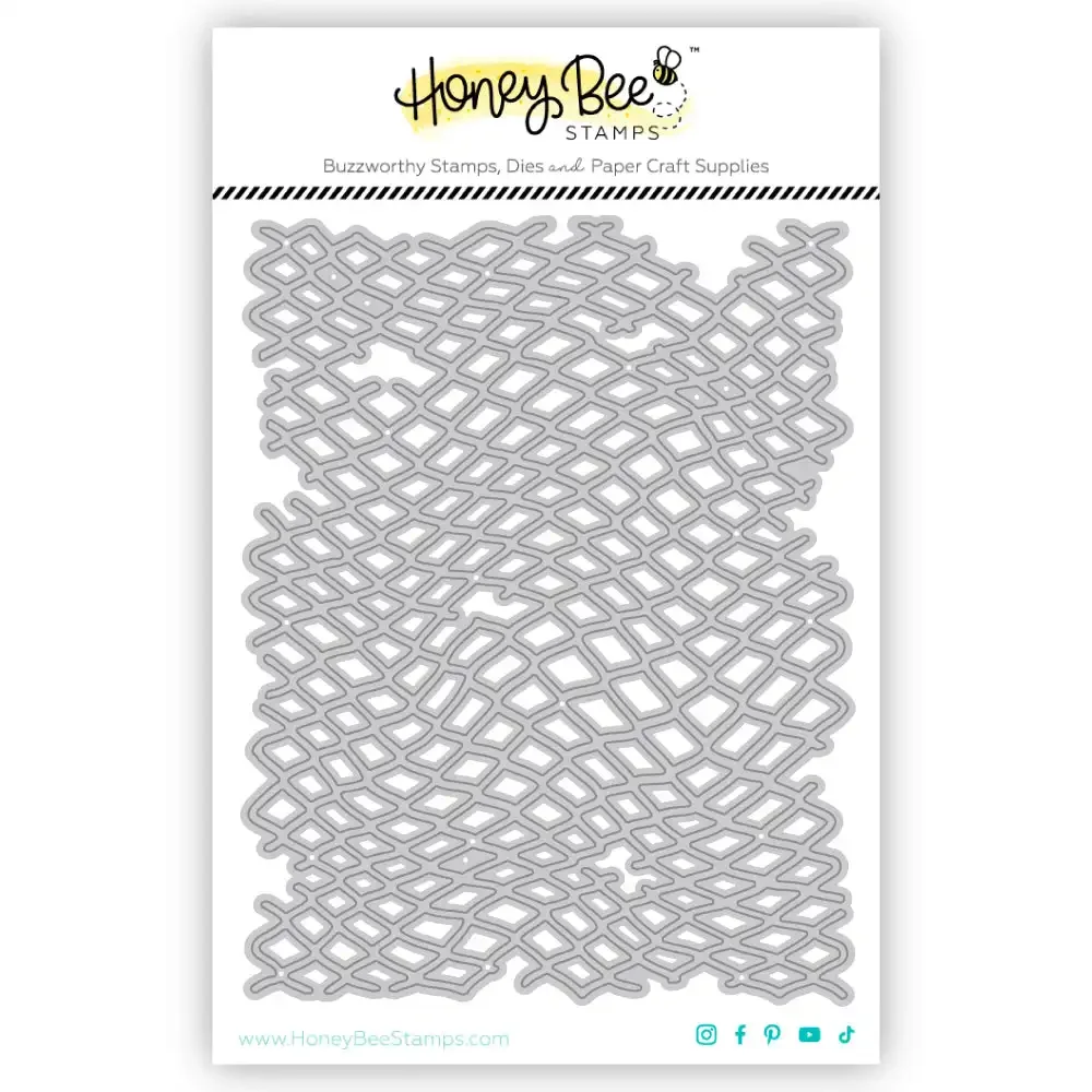 HonB Netting A2 Cover Plate Wykrojniki na Nowy Czerwiec 2024 Scrapbooking Tworzenie papieru Bee Frame Craft Card bez znaczków