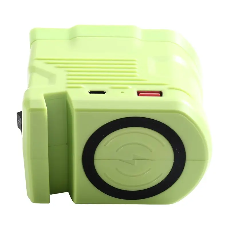 【HOT A69Z!】USB& Type C Port Wireless Adapter 15W Max For Ryobi 18V Battery For Camping Workshop
