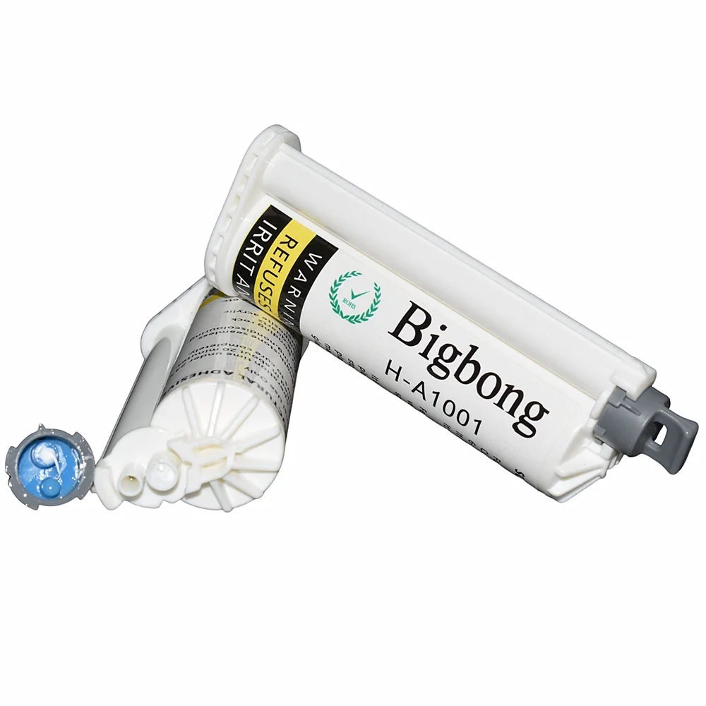 

1/2/5/10pcs White 10:1 Glue 50ml 2 Part Mix 1:10 Acrylic Adhesives Curing Time 20-25 Minutes AB Structural Adhesive
