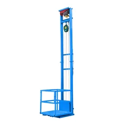 Electric lift freight elevator small household hydraulic lifting platform warehouse factory simple lift