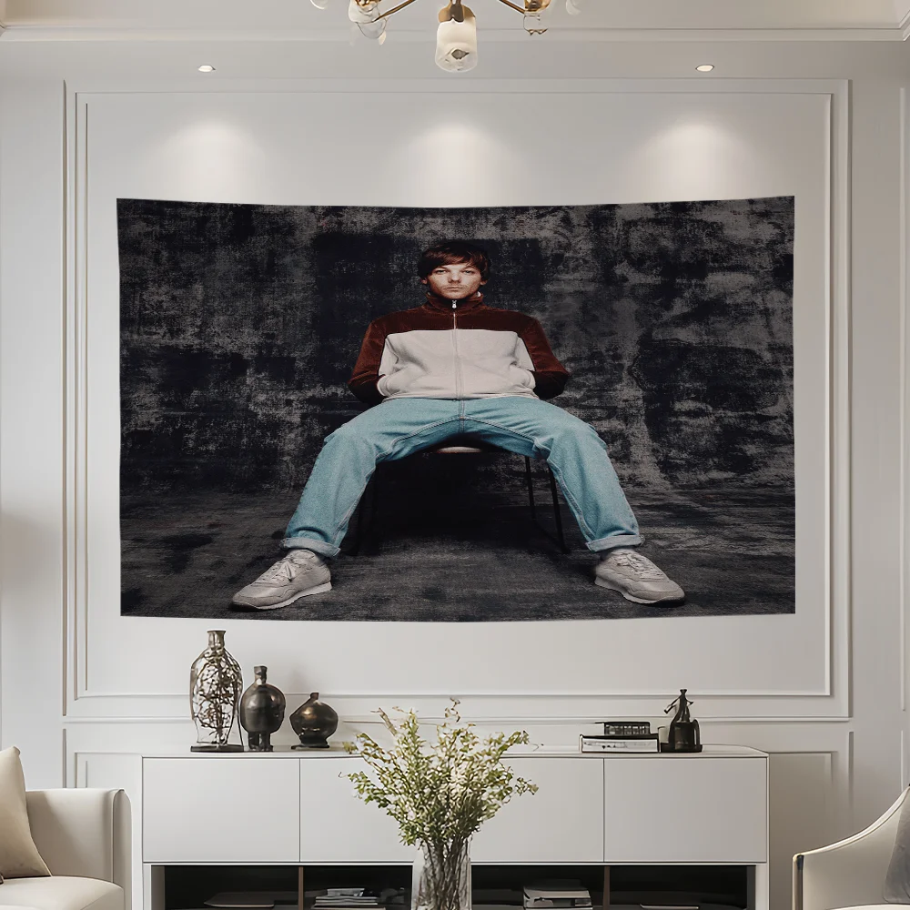 L-Louis Singer T-TomlinsonS Walls flag College Bedroom Living Room Home Dorm Decor Funny Tapestry Garage Bar Wall Club Banner