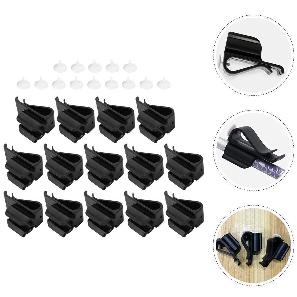 14 Pcs Golf Putting Clip Accessories Club Putter Clips Stand for Bag Organizer Black