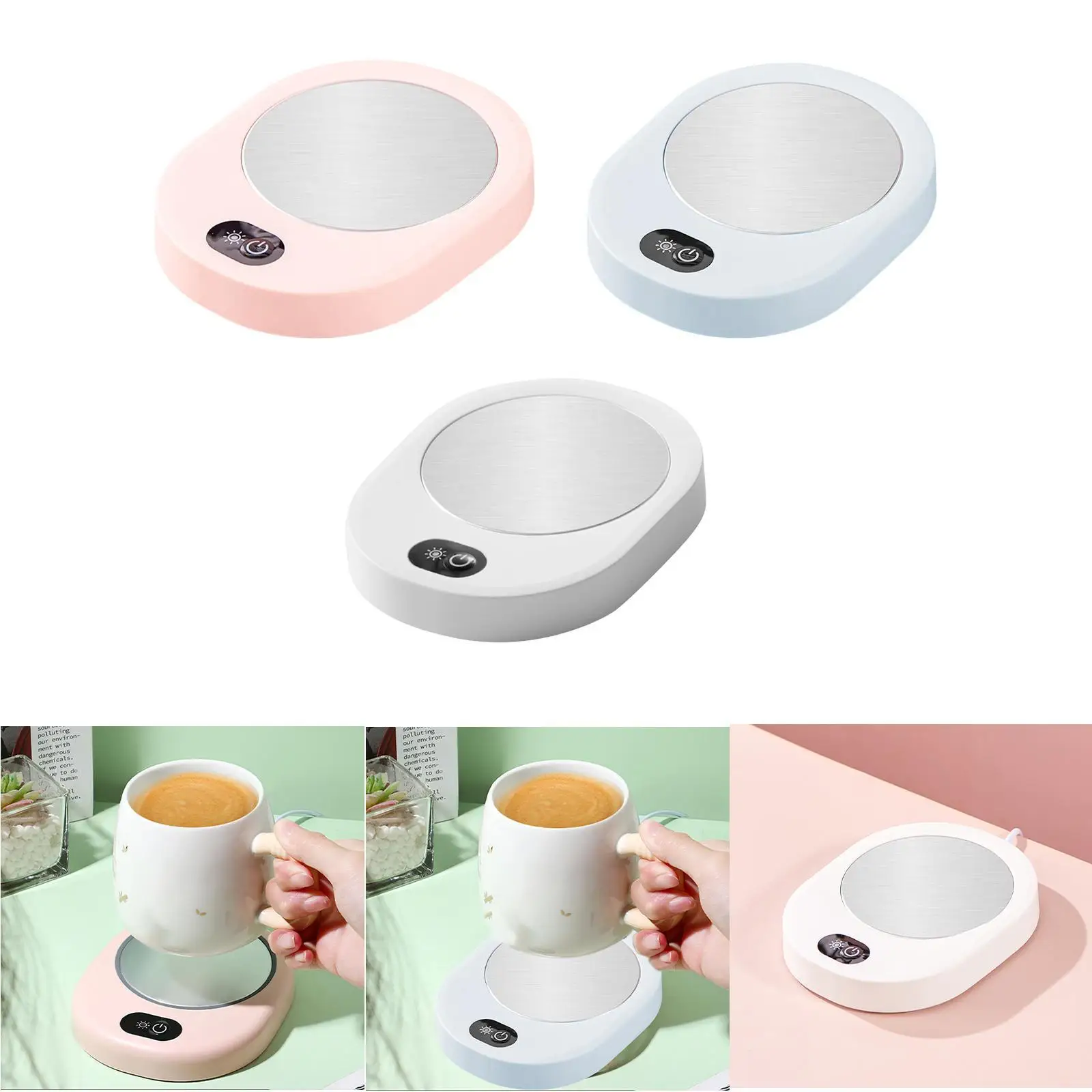 Coffee Warmer USB Non Slip Portable Lightweight Cup Heater Coaster for Water