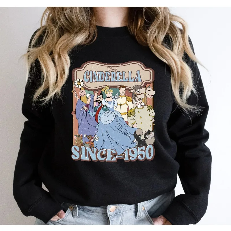 Cinderella Since 1950 Sweatshirt, Cinderella Princess Sweatshirt, Disney Cinderella Sweatshirt, Disney Princess Sweatshirt