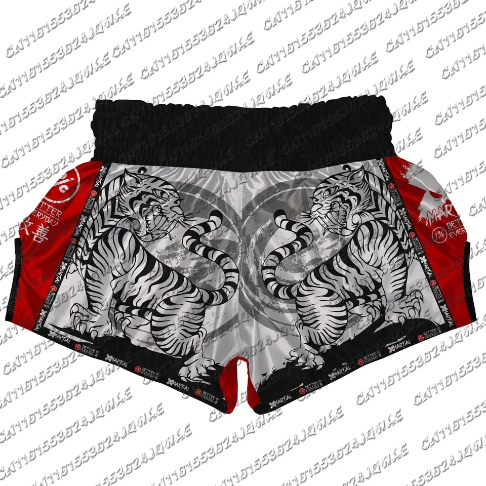 2026 Sommer-Boxshorts, Mixed Martial Arts Trainingsshorts, Kampfshorts, Fitness-Shorts, Muay Thai Stoßdämpfende Boxshorts – Detail 4