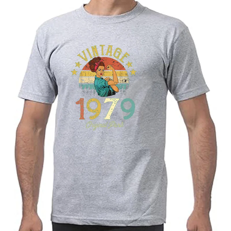 2024 nouveauté 1979 pièces originales T-Shirt 45 ans 45th anniversaire cadeau femmes filles maman femme drôle ré