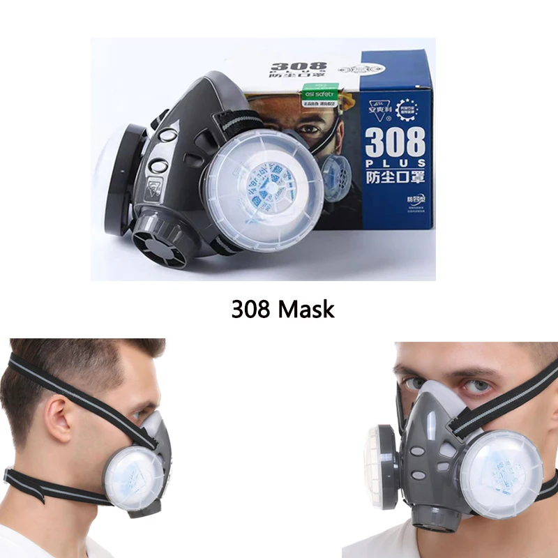 3N11 Dust Filter Cotton And 308 Dust Mask 8200 Dust Mask Used For House Decoration Polishing Spray Painting Mining Working