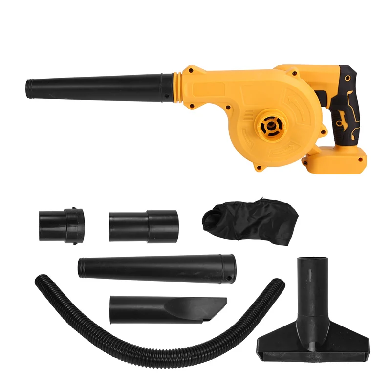 Brush Cordless Leaf Blower For Dewalt Battery 2-In-1 Air Blower And Vacuum (No Battery)