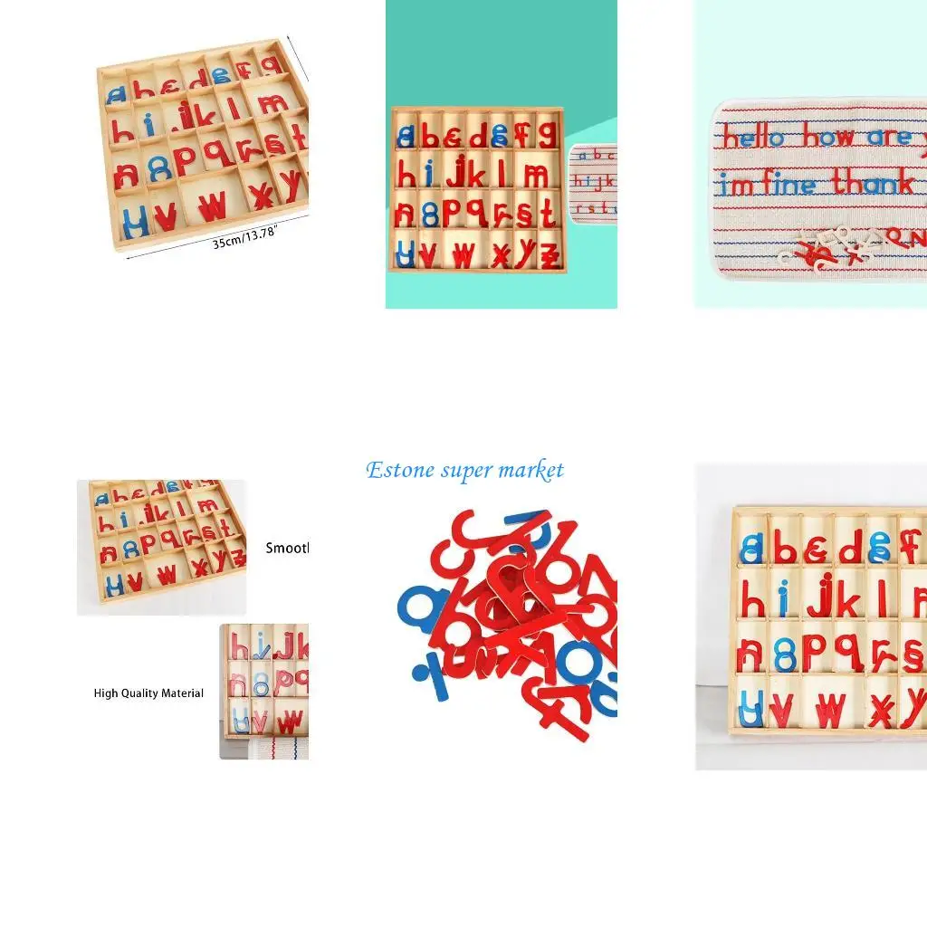 090B Gioco ortografia e lettura lettere Giocattoli con carte da lettera per prima educazione dei bambini