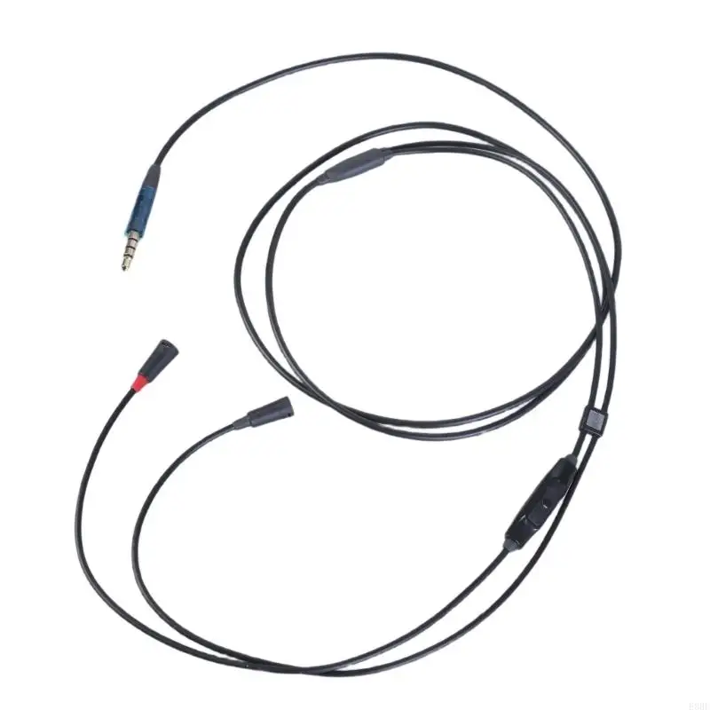 E8BE CASHONES CABLE AUDIOS CORD LIGNE POUR IE8IE80 IE80S CASHONS 3,5 mm