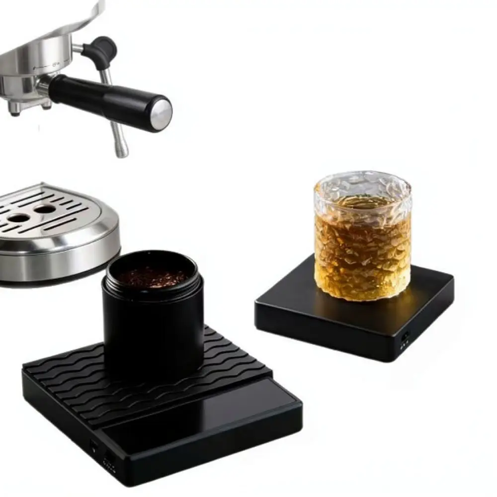 Rechargeable Mini Coffee Scale Digital Espresso Balance High Precision LED Display Kitchen Tool For Pour Over Brewing Barista