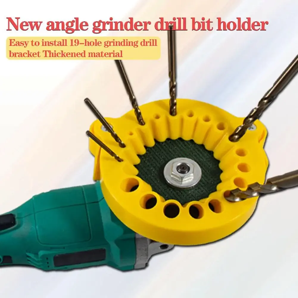 Angle Grinder Drill Bit Sharpener 2-13mm full-size Tool 20-Hole Grinding Disc for Old/Waste Bits Suitable For 100/115mm Grinders
