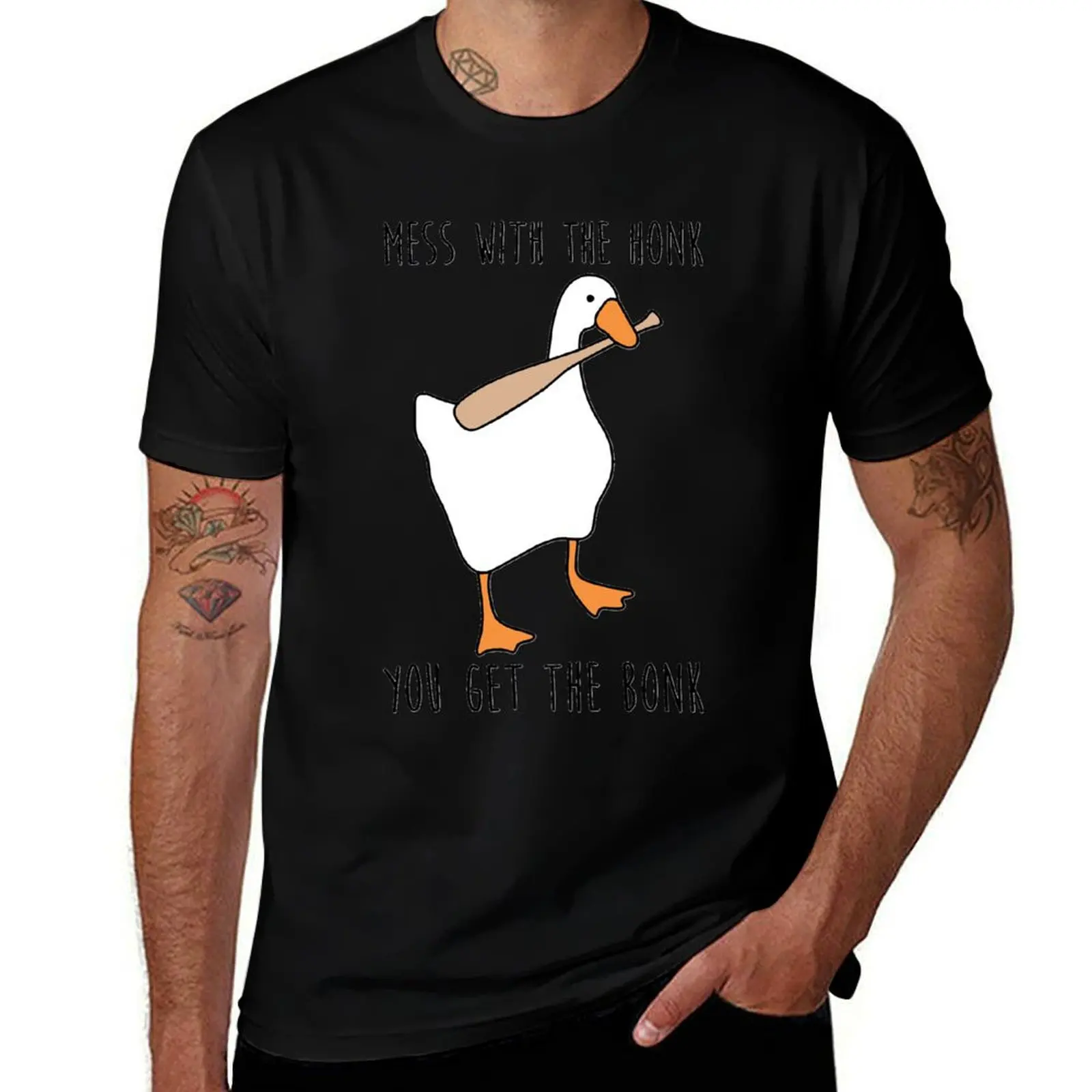 UNTITLED GOOSE GAME T-Shirt T-Shirt Water Resistant Casual T-Shirt