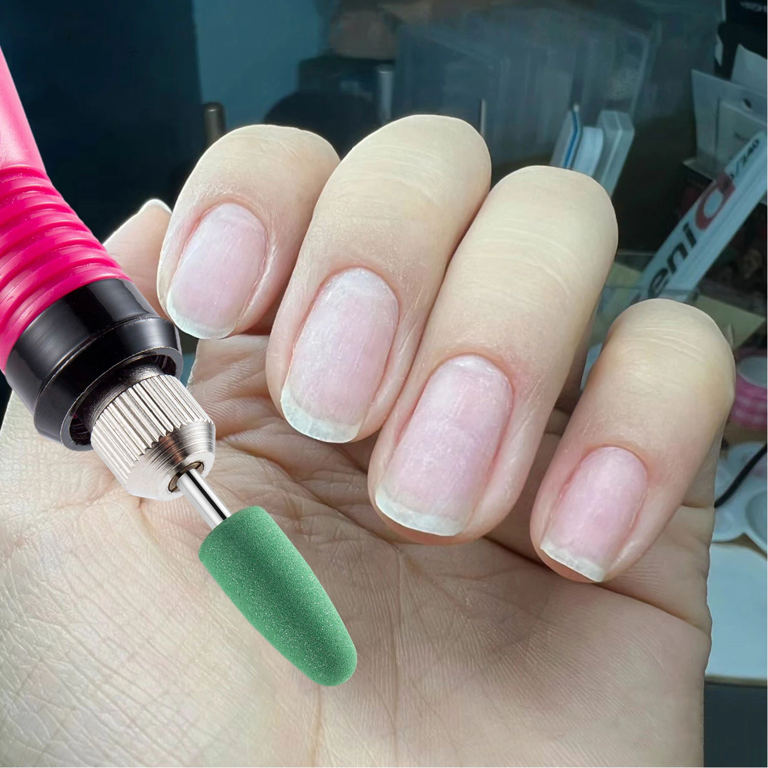 10PCS Nail Drill Bits Milling Files Rotary Burr Tools for Manicure Pedicure Gel Cuticle Removal Electric Tool for Salon Manicure