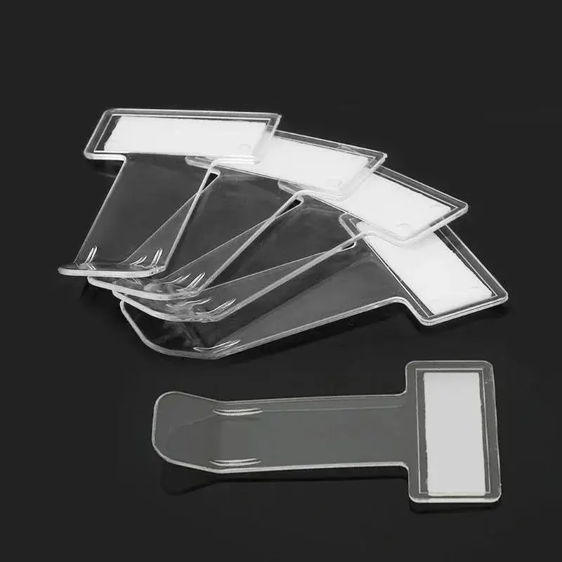 5pcs Clear Plastic Car Vehicle Parking Ticket Permit Holder Clip Car Windscreen Window Ticket Holder Clip Stickers Kit