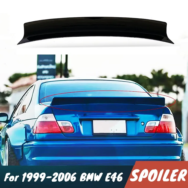 

Для BMW E46 Sedan PP MateriaI 1999-2006 гг., задняя крышка багажника, спойлер для губ, крылья, аксессуары для тюнинга автомобиля, часть