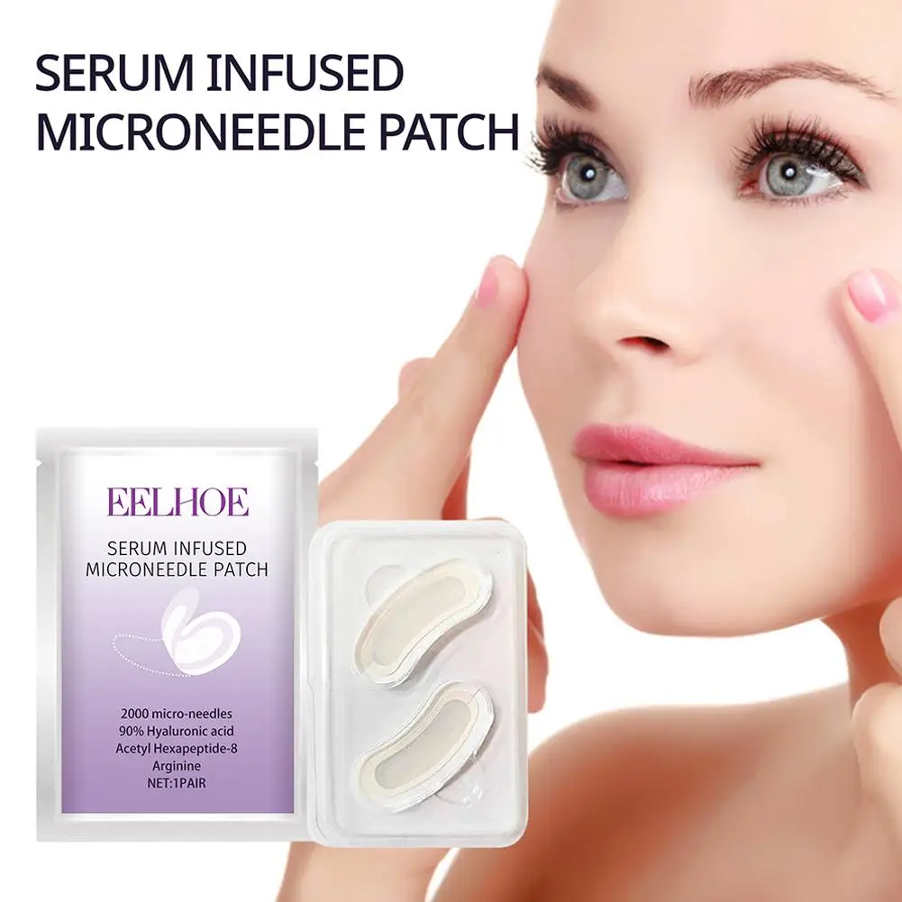 Micro-needle Under Eye Patch Eye Mask Anti-Wrinkle Eye Smooth Eye Circles Moisturizing Care Dark Crow's Patches Hydrating