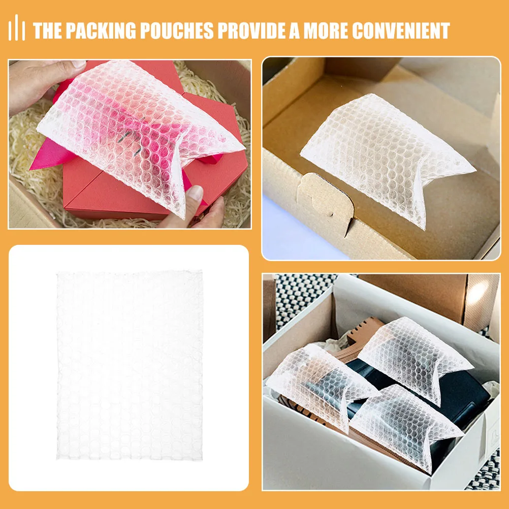 400pcs Shockproof Thick Cushioning For Fragile Items Transparent Packing Envelopes Shipping Protective