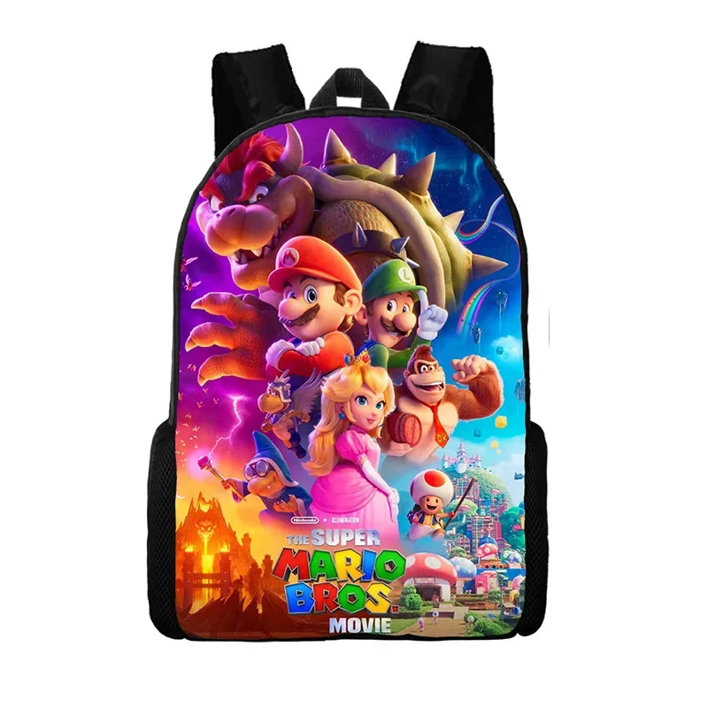 Mario Schoolbag Cartoon Anime Backpack Mario Backpack Super Mario Schoolbag Mochila Backpacks for Children\'s Bags for Girls