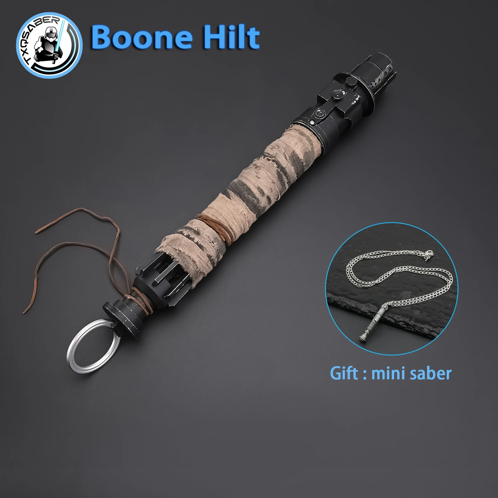 

Boone Kestis TXQSTUDIO Lightsaber SDRGB Pixel No Blade FOC Metal Hilt Light Saber Parts Jedi Lasers word Toys for Cosplay Gift