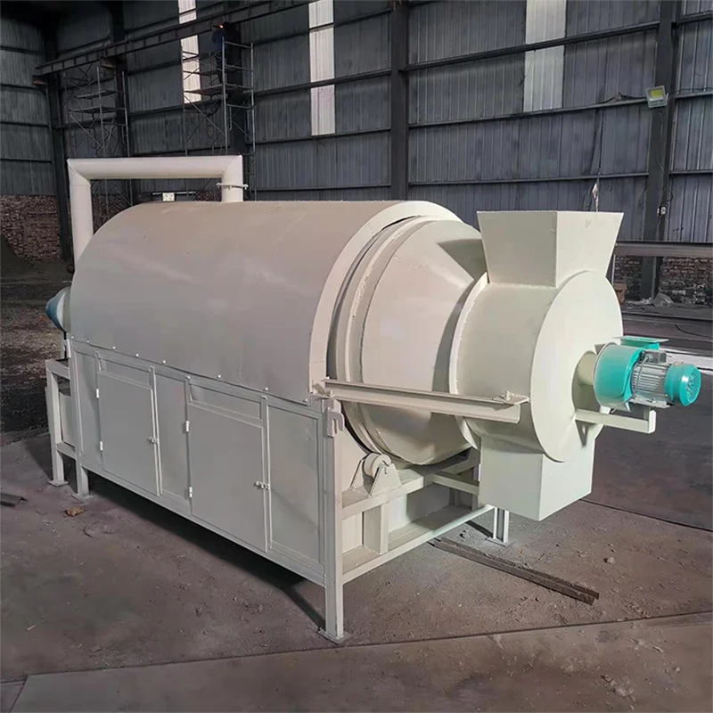 Small Grain Wheat Coffee Bean Corn Kernel Wood Chip Pellet Dryer Electric Rotary Drum Dryer Drying Applications Food Processing